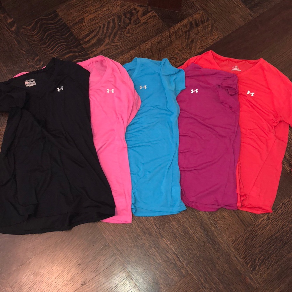 5 Under Armour sport shirts